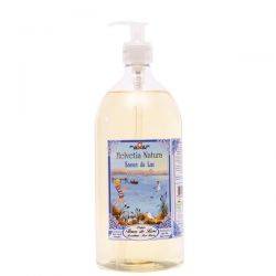 Natürliche Flüssigseife "Lac Léman" mit Rosenblüten - 500 ml - Helvetia Natura