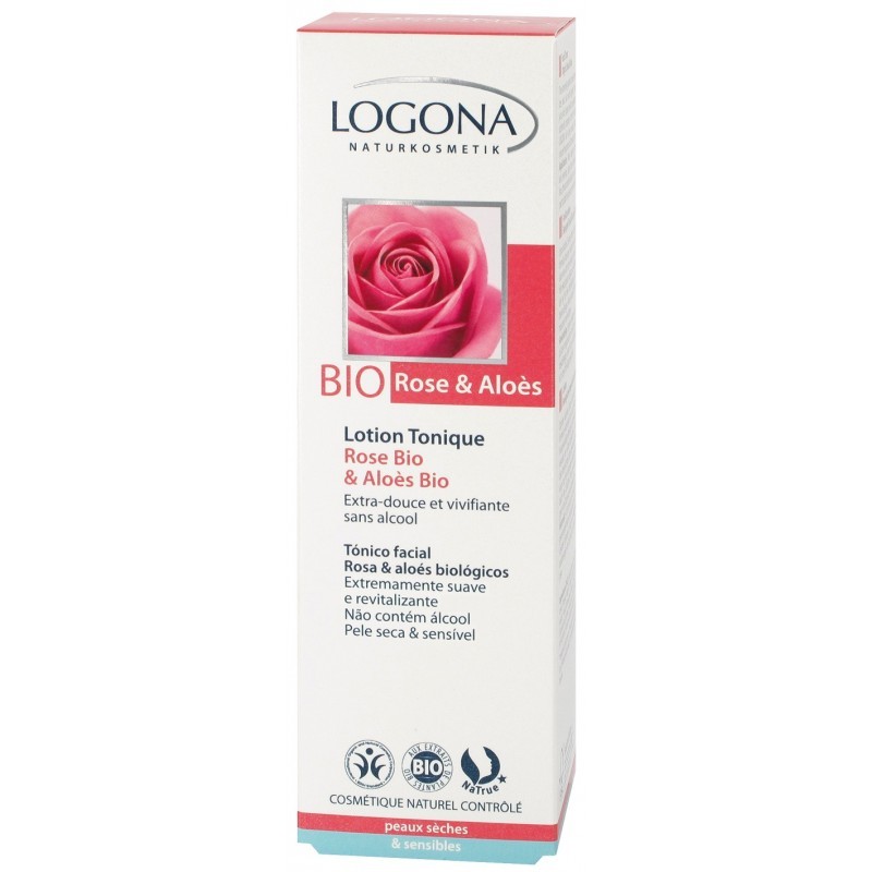 Lotion tonique Rose Bio & Aloès Bio - 100ml - Logona