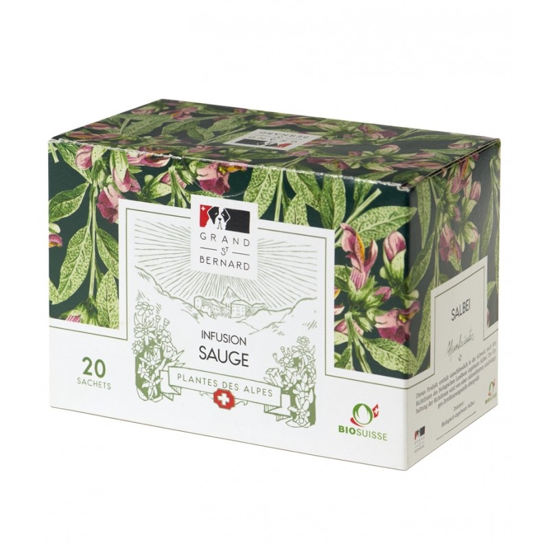 Tisane (Thé) à la Sauge - 20 sachets - Grand-St-Bernard