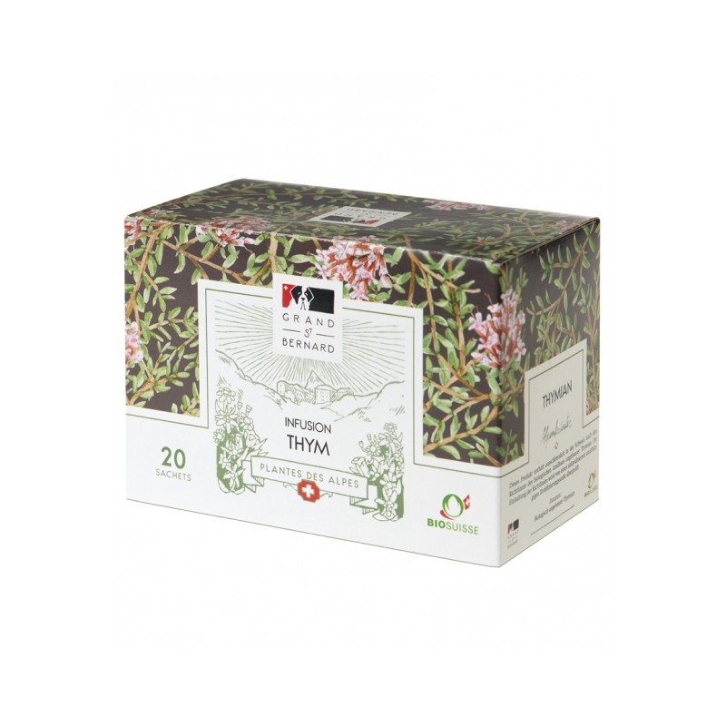 Tisane (Thé) au Thym - 20 sachets - Grand-St-Bernard
