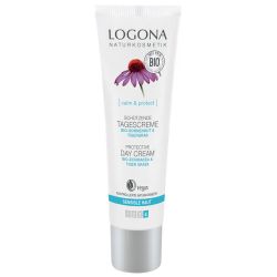 Schützende Tagescreme Bio-Sonnenhut & Tigergras - 30ml - Logona