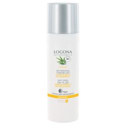Fluide de jour matifiant, Poudre de bambou & Hamamélis BIO - 30ml - Logona