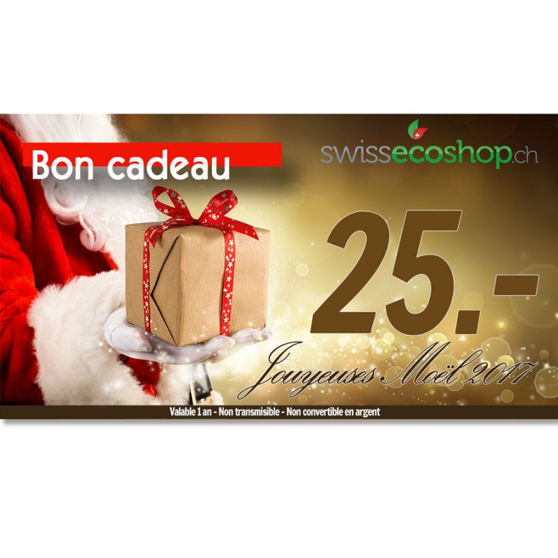Buono regalo "Natale", 25.- CHF - SwissEcoShop.ch