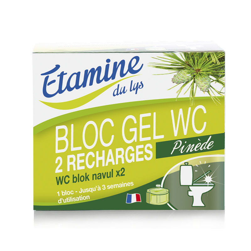 Bloc Gel WC (pack de recharge), Pinède -  2x 50ml - Etamine du Lys
