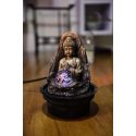 Fontana - Buddha "Peace" (con illuminazione a LED e a sfera) - Zen'Light