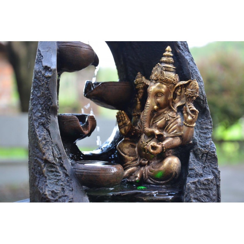 Fontaine à eau - Bouddha "Mystic" (avec éclairage LED) - Zen'Light