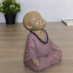 Statuette "Bouddha Médite", en résine