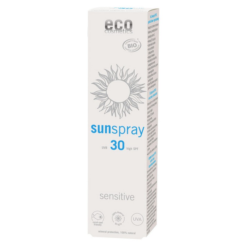 Eco Sonnenspray sensitive LSF 30, Hoher Lichtschutz - 100ml - ECO cosmetics