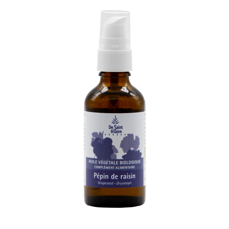Pflanzliche Bio-Traubenkernöl - 50ml - De Saint Hilaire