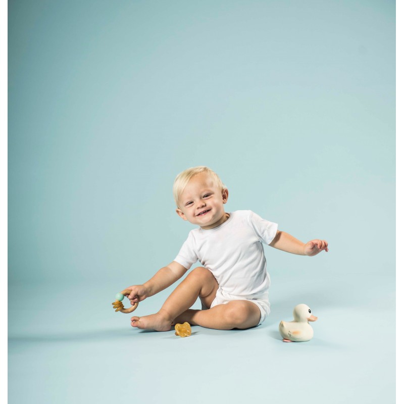 Tétines (lolettes) hygièniqes pour bébés 100% caoutchouc naturel - "Crown pacifier" Arrondie, 0 à 3 mois - Hevea