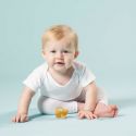 Ciucci per bambini 100% gomma naturale - "Duck Pacifier" Simmetrico, da 0 a 3 mesi - Hevea