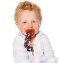 Ciucci per bambini 100% gomma naturale - "Star & moon pacifier" Ortodontico, da 3 a 36 mesi - Hevea
