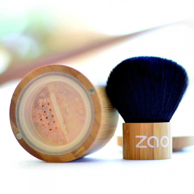 Grundierung schminken, Mineral-Silk - Beige braun - 15 gr - Zao Make-Up
