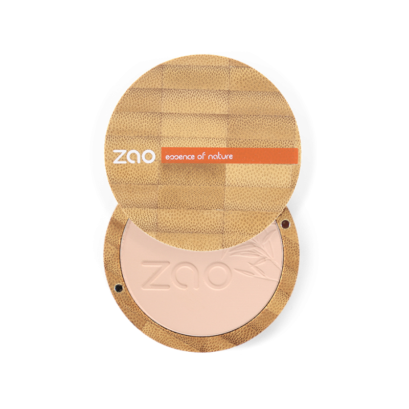Poudre Compacte Visage - N° 304, Capuccino - Zao Make-up