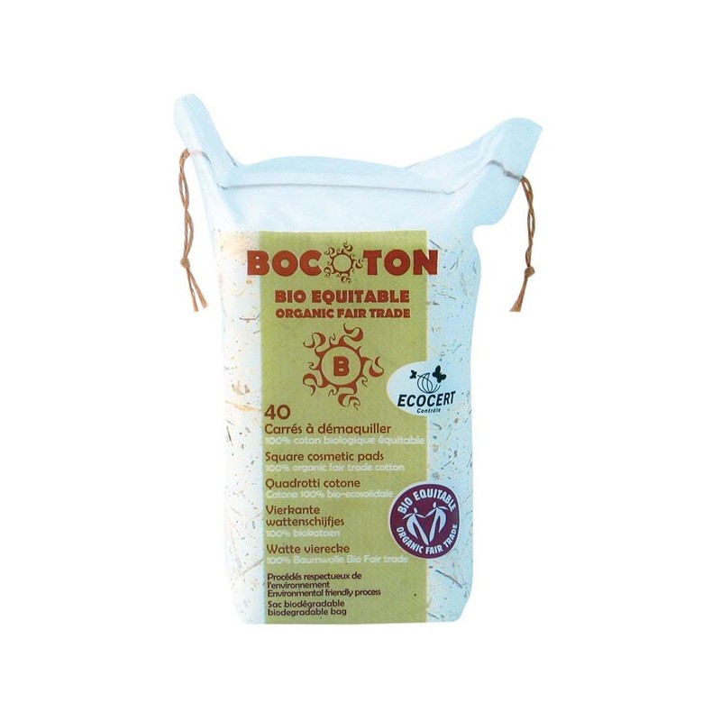 40 Quadrotti Cotone - Cotone 100% bio - exosolidale - Bocoton