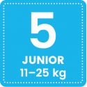 Couches-culottes pour bébé Suisses & Écologiques - Taille 5, Junior (12-25kg) - 2x cartons de 36 pces - Pingo