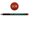 Crayons de maquillage BIO pour les yeux & les lèvres - N° 608, ﻿Brun orangé - Zao