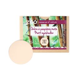 Recharge Fard à Paupières Mat BIO - N° 202, Brun Beige - Zao