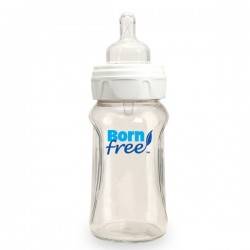 Biberon in vetro con anti-coliche (senza bisphenol) -160ml - BornFree