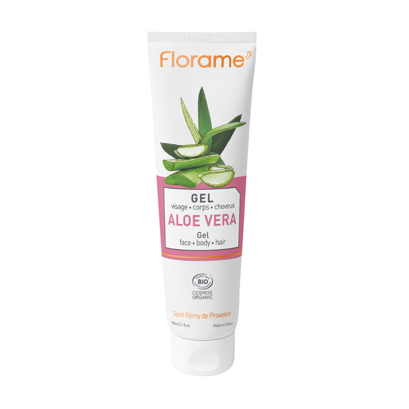 Bio-Aloe-Vera-Gel für Gesicht, Körper und Haare - 150ml - Florame