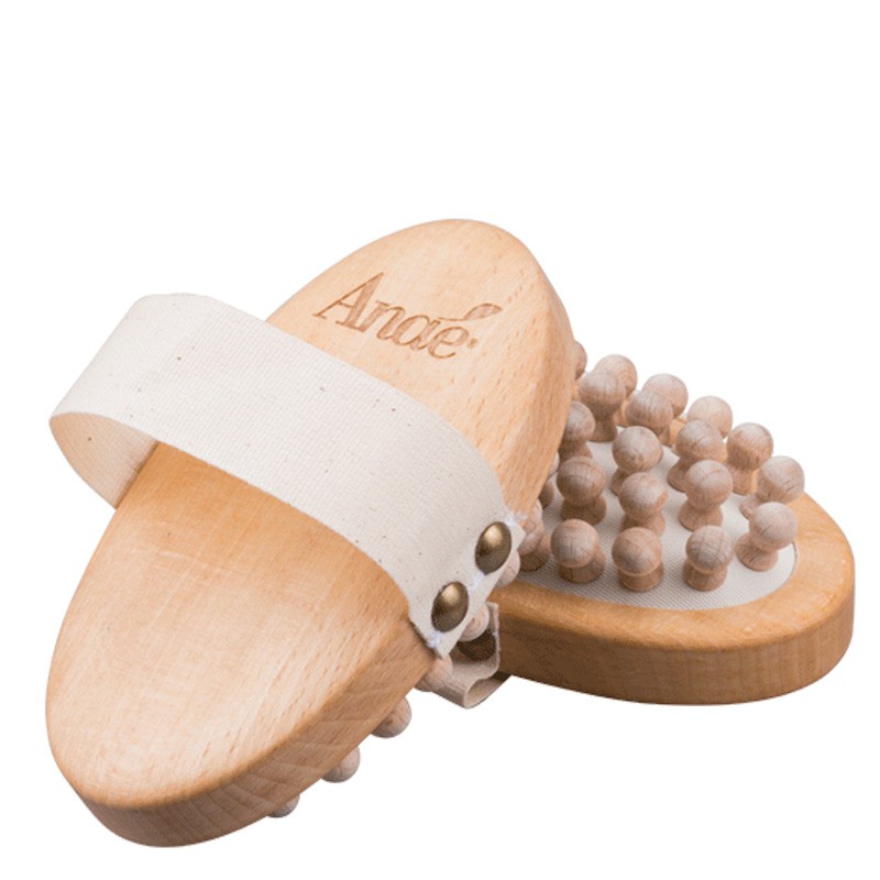 Brosse de massage anti-cellulite en bois FSC - 13,5cm - Anaé 