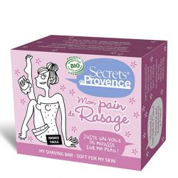 Mon pain de rasage pour Femme Bio - 90g - Secrets de Provence