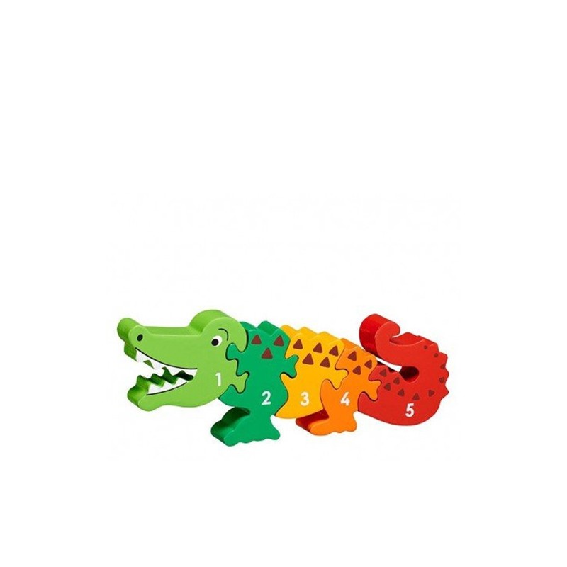 Holzfaser-Krokodil-Puzzle - 21cm - Zélio