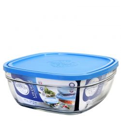 Saladier en verre trempé avec couvercle - 23cm - Duralex