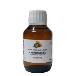Huile végétale vierge de Carthame Bio - 100ml - D&A Laboratoires