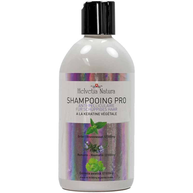 Pro Shampoo con creatina vegetale - Antiforforfora - 500ml - Helvetia Natura