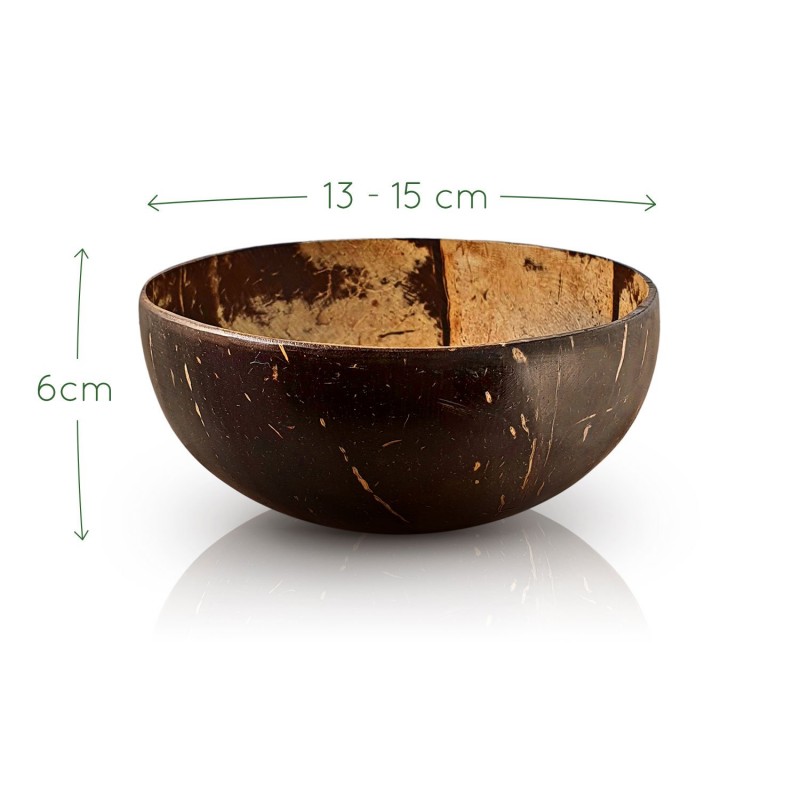 Bol de noix de coco, poli et durable - 1 pce - Bambaw