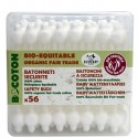 56 Bastoncini a sicurezza - Cotone 100% bio-ecosolidale Bio - Bocoton