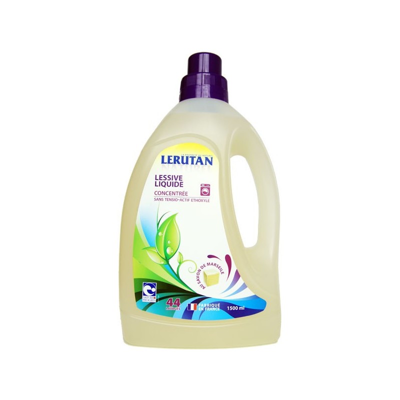 Lessive liquide universelle, 100% BIO, concentrée - 1.5 litres - Lérutan