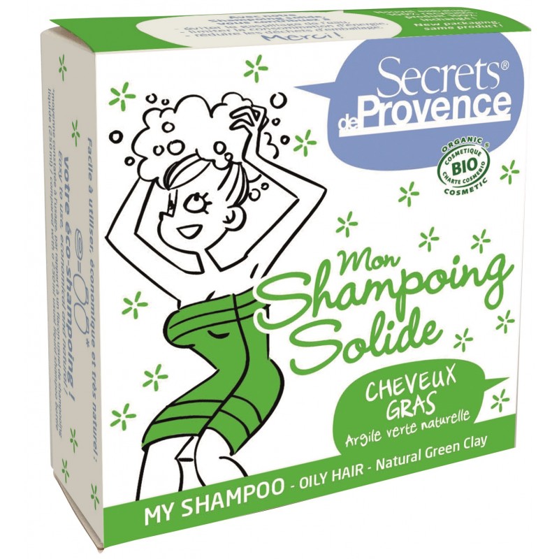Mein festes Shampoo, für öliges Haar - 85g - Secrets de Provence