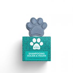 Shampooing solide pour chien et chat, poils blancs - 60g - Pepet's