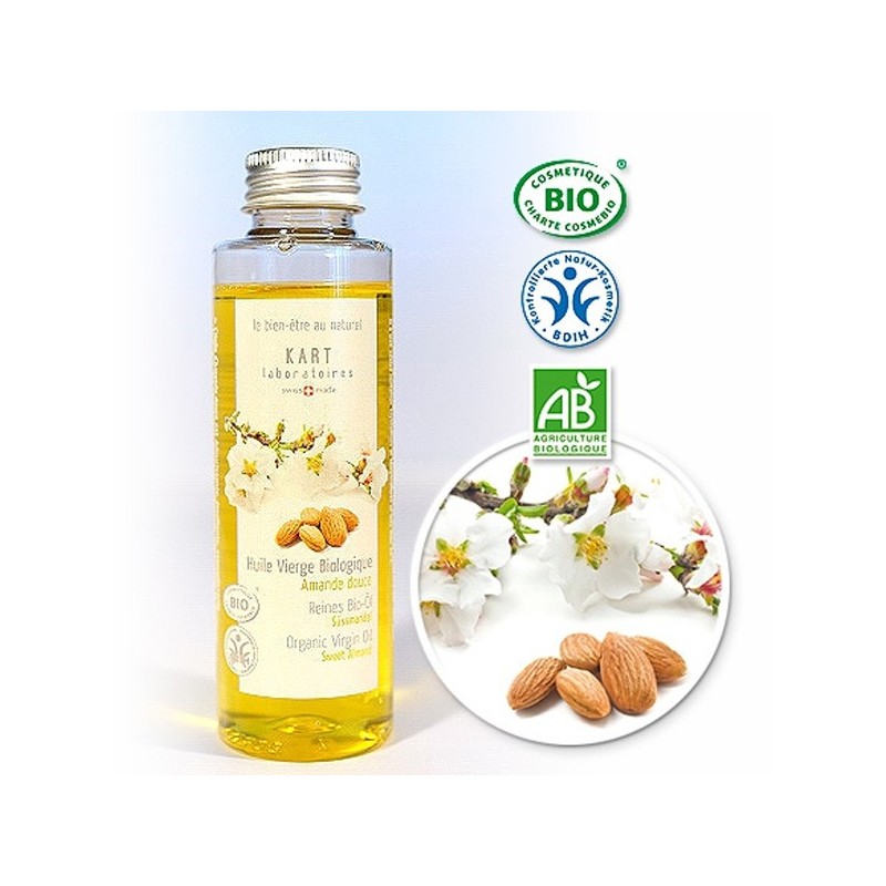 Laboratori di olio vegetale di mandorle dolci Bio - 100ml - KART