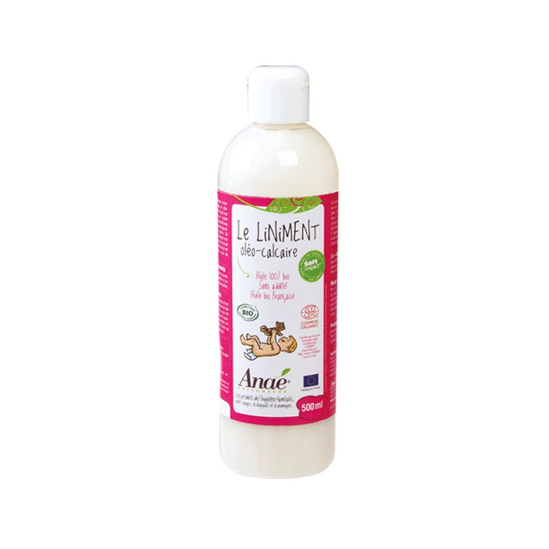 Linimento organico oleo-calce, per pannolini per bambini - 500ml - Anaé