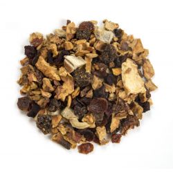 Tisanes, Pomme d'amour BIO (Pomme, datte, cynorrhodon, betterave, raisins, cannelle, ...) - 100g - Mon Instant CacaoThé