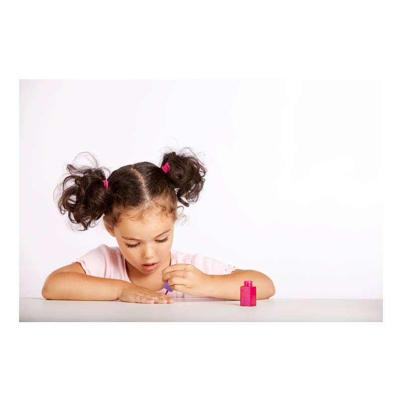 Smalto per unghie per bambini a base d'acqua e vegan, pelabile - Rock Star, arancione con glitter - 9ml - SuncoatGirl