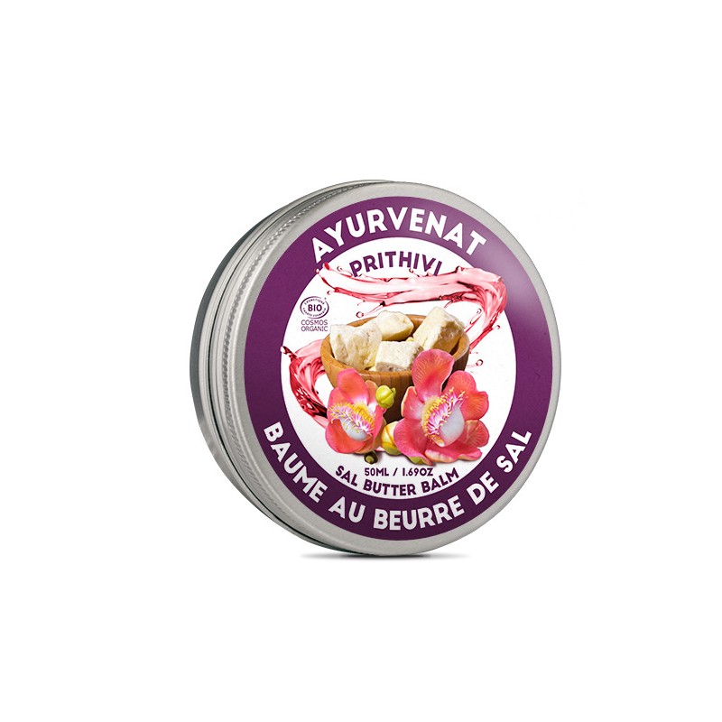 Baume régénérant au beurre de sal BIO - 50ml - Ayurvenat