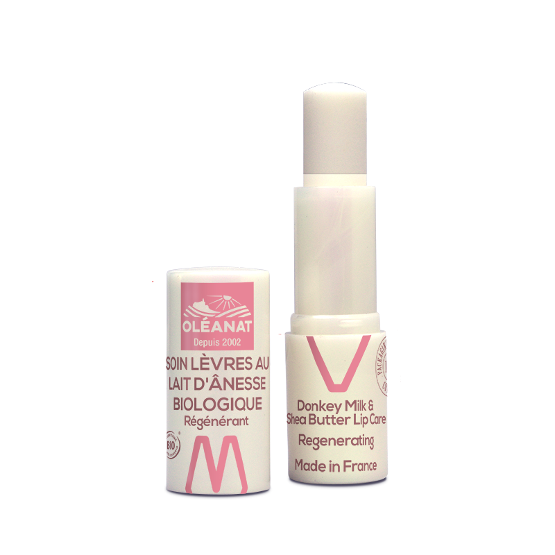 Lippenpflege mit Eselsmilch & Bio-Sheabutter - 4.5g - Oléanat