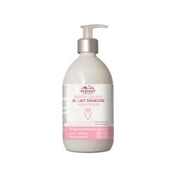 Savon liquide hypoallergénique BIO au lait d'ânesse - 500ml - Oléanat