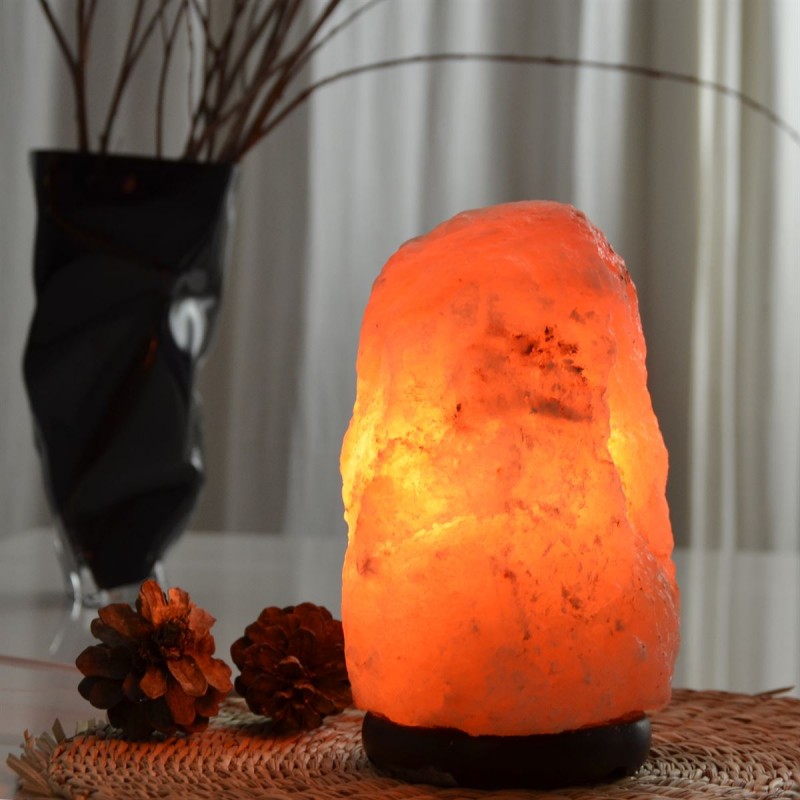 Lampe en cristal de sel de l'Himalaya, 2 à 3 kg - ZEN'Arôme