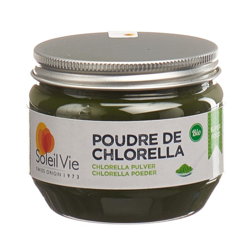 Bio Chlorella Pulver, Die Alge, die den Körper unterstützt - 120g - Soleil Vie