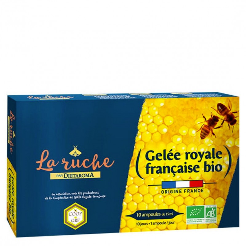 Gelee Royal Französisch Bio - 20 Fläschchen x 15 ml - Dietaroma