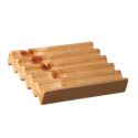 Porte- savon est fabriqué à la main en bois d'Arolle - 9x7cm - Zizan!a